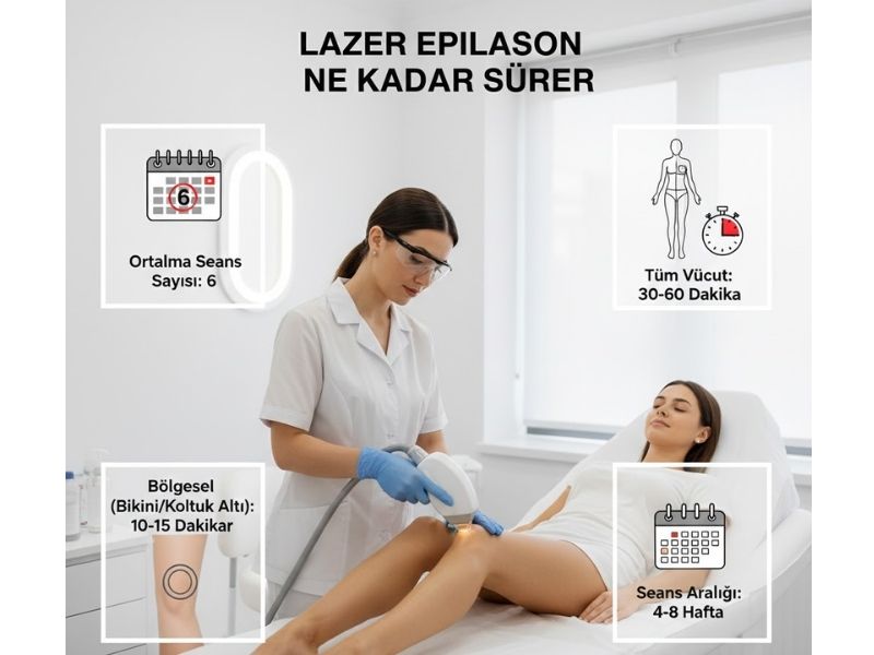 Lazer Epilasyon Ne Kadar Sürer